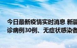 今日最新疫情实时消息 新疆维吾尔自治区11月10日新增确诊病例30例、无症状感染者638例