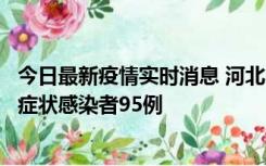 今日最新疫情实时消息 河北11月10日新增确诊病例1例、无症状感染者95例