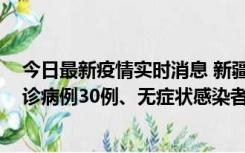 今日最新疫情实时消息 新疆维吾尔自治区11月10日新增确诊病例30例、无症状感染者638例