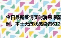 今日最新疫情实时消息 新疆乌鲁木齐新增本土确诊病例29例、本土无症状感染者612例