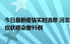 今日最新疫情实时消息 河北11月10日新增确诊病例1例、无症状感染者95例