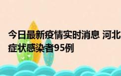 今日最新疫情实时消息 河北11月10日新增确诊病例1例、无症状感染者95例