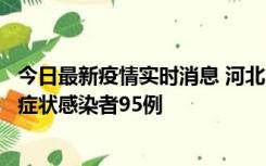 今日最新疫情实时消息 河北11月10日新增确诊病例1例、无症状感染者95例