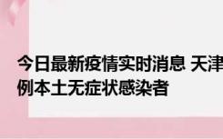 今日最新疫情实时消息 天津昨日新增2例本土确诊病例和35例本土无症状感染者