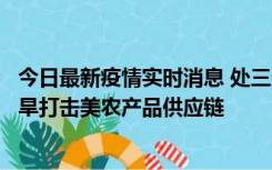 今日最新疫情实时消息 处三十余年最低水位，密西西比河干旱打击美农产品供应链