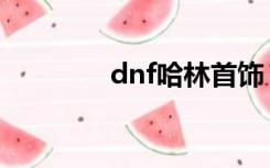 dnf哈林首饰（dnf哈艮地）