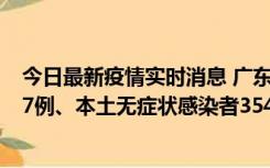 今日最新疫情实时消息 广东11月12日新增本土确诊病例727例、本土无症状感染者3541例