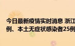 今日最新疫情实时消息 浙江11月12日新增本土确诊病例11例、本土无症状感染者25例