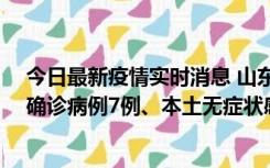 今日最新疫情实时消息 山东11月12日0时至24时新增本土确诊病例7例、本土无症状感染者182例