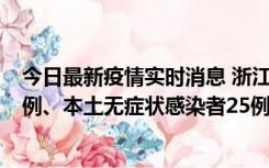 今日最新疫情实时消息 浙江11月12日新增本土确诊病例11例、本土无症状感染者25例