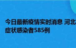 今日最新疫情实时消息 河北11月12日新增确诊病例4例、无症状感染者585例