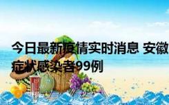 今日最新疫情实时消息 安徽11月12日新增确诊病例3例、无症状感染者99例