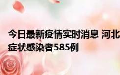 今日最新疫情实时消息 河北11月12日新增确诊病例4例、无症状感染者585例