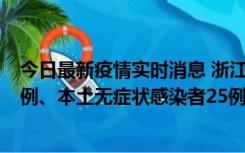 今日最新疫情实时消息 浙江11月12日新增本土确诊病例11例、本土无症状感染者25例