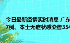 今日最新疫情实时消息 广东11月12日新增本土确诊病例727例、本土无症状感染者3541例