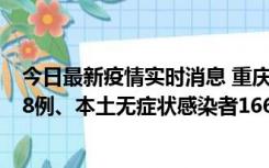 今日最新疫情实时消息 重庆11月12日新增本土确诊病例158例、本土无症状感染者1662例