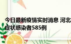 今日最新疫情实时消息 河北11月12日新增确诊病例4例、无症状感染者585例