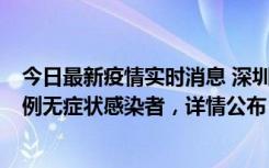 今日最新疫情实时消息 深圳11月12日新增5例确诊病例和9例无症状感染者，详情公布