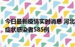 今日最新疫情实时消息 河北11月12日新增确诊病例4例、无症状感染者585例