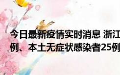 今日最新疫情实时消息 浙江11月12日新增本土确诊病例11例、本土无症状感染者25例