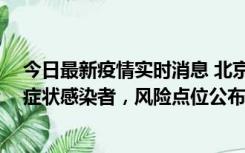 今日最新疫情实时消息 北京昌平新增7名确诊病例和6名无症状感染者，风险点位公布