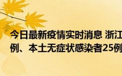 今日最新疫情实时消息 浙江11月12日新增本土确诊病例11例、本土无症状感染者25例
