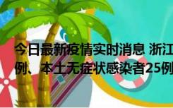 今日最新疫情实时消息 浙江11月12日新增本土确诊病例11例、本土无症状感染者25例