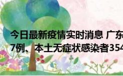 今日最新疫情实时消息 广东11月12日新增本土确诊病例727例、本土无症状感染者3541例