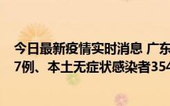 今日最新疫情实时消息 广东11月12日新增本土确诊病例727例、本土无症状感染者3541例