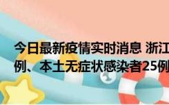 今日最新疫情实时消息 浙江11月12日新增本土确诊病例11例、本土无症状感染者25例