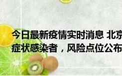 今日最新疫情实时消息 北京昌平新增7名确诊病例和6名无症状感染者，风险点位公布