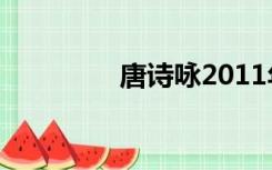 唐诗咏2011年最新电视剧