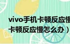 vivo手机卡顿反应慢怎么办视频（vivo手机卡顿反应慢怎么办）