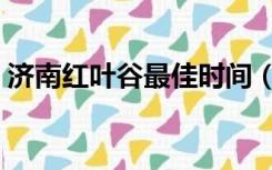 济南红叶谷最佳时间（济南红叶谷最佳时间）