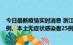 今日最新疫情实时消息 浙江11月12日新增本土确诊病例11例、本土无症状感染者25例