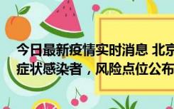 今日最新疫情实时消息 北京昌平新增7名确诊病例和6名无症状感染者，风险点位公布