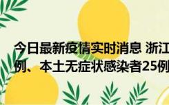 今日最新疫情实时消息 浙江11月12日新增本土确诊病例11例、本土无症状感染者25例