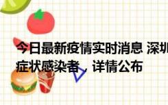 今日最新疫情实时消息 深圳昨日新增2例确诊病例和4例无症状感染者，详情公布