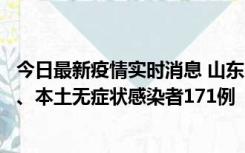 今日最新疫情实时消息 山东11月14日新增本土确诊病例8例、本土无症状感染者171例