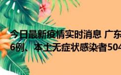 今日最新疫情实时消息 广东11月14日新增本土确诊病例586例、本土无症状感染者5047例