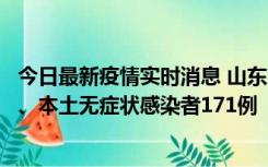 今日最新疫情实时消息 山东11月14日新增本土确诊病例8例、本土无症状感染者171例