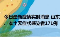 今日最新疫情实时消息 山东11月14日新增本土确诊病例8例、本土无症状感染者171例