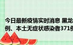 今日最新疫情实时消息 黑龙江11月14日新增本土确诊病例5例、本土无症状感染者371例