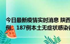 今日最新疫情实时消息 陕西11月14日新增40例本土确诊病例、187例本土无症状感染者