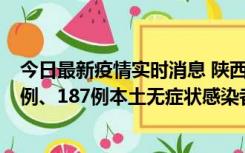 今日最新疫情实时消息 陕西11月14日新增40例本土确诊病例、187例本土无症状感染者