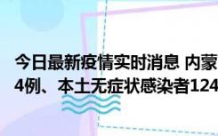 今日最新疫情实时消息 内蒙古11月14日新增本土确诊病例84例、本土无症状感染者1247例