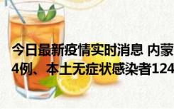 今日最新疫情实时消息 内蒙古11月14日新增本土确诊病例84例、本土无症状感染者1247例