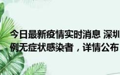 今日最新疫情实时消息 深圳11月14日新增1例确诊病例和4例无症状感染者，详情公布