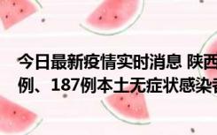 今日最新疫情实时消息 陕西11月14日新增40例本土确诊病例、187例本土无症状感染者