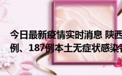 今日最新疫情实时消息 陕西11月14日新增40例本土确诊病例、187例本土无症状感染者